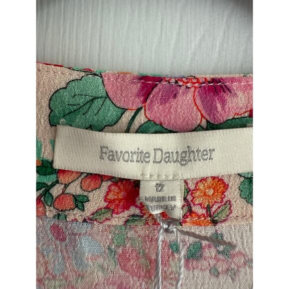 Favorite Daughter Barely Holding It Together Floral Long Sleeve Dress sz12 NWT - Picture 7 of 8